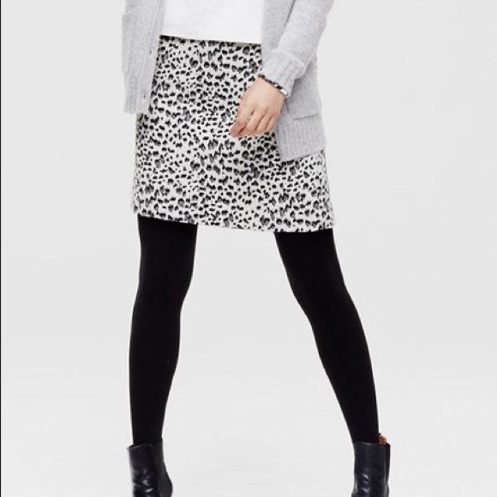 LOFT Leopard print skirt. NWOT